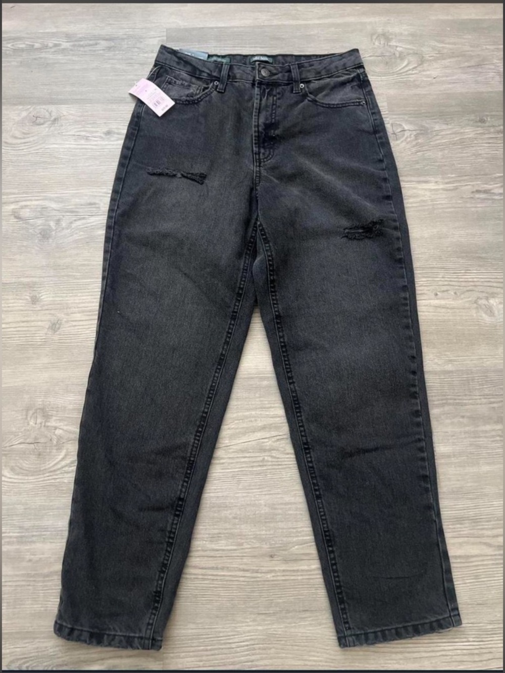 Black High-Rise  not Straight Jeans 
Target